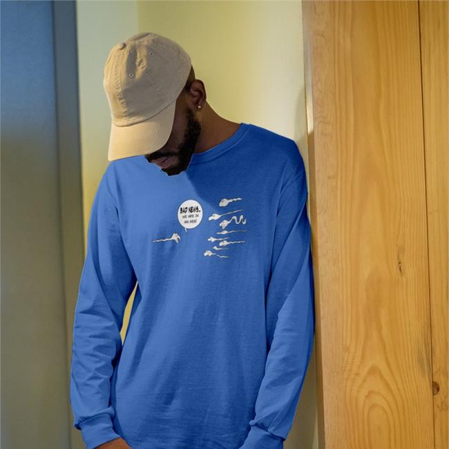 Bad News We Are In An Ass Shirt Blue