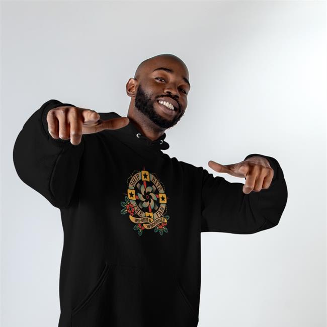 Roosterteeth Store Merch Ship Hits The Fan Tattoo Long Sleeve Tee Shirt Shiphitspod
