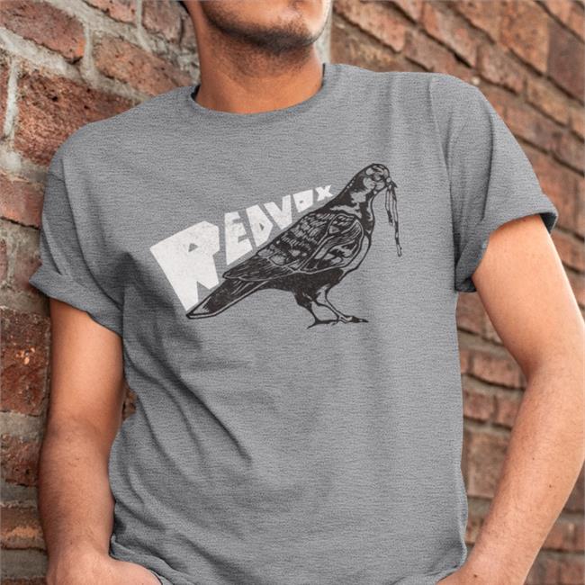 Red Vox Noodle Pigeon Tee Shirt
