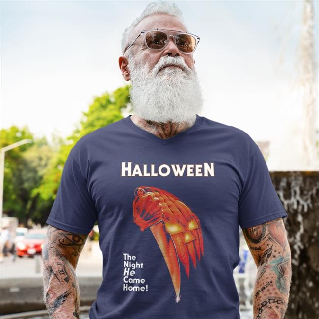 Nerd Kung Fu Merch Halloween The Night He Came Home Limited Edition Tee Black Its Izzy Mania