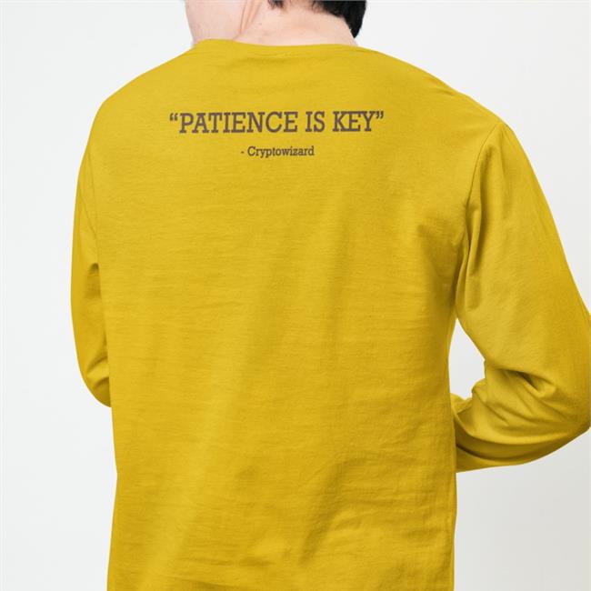 Best Seller Patience Is Key Cryptowizard Shirt Wizz Beware Scammers White