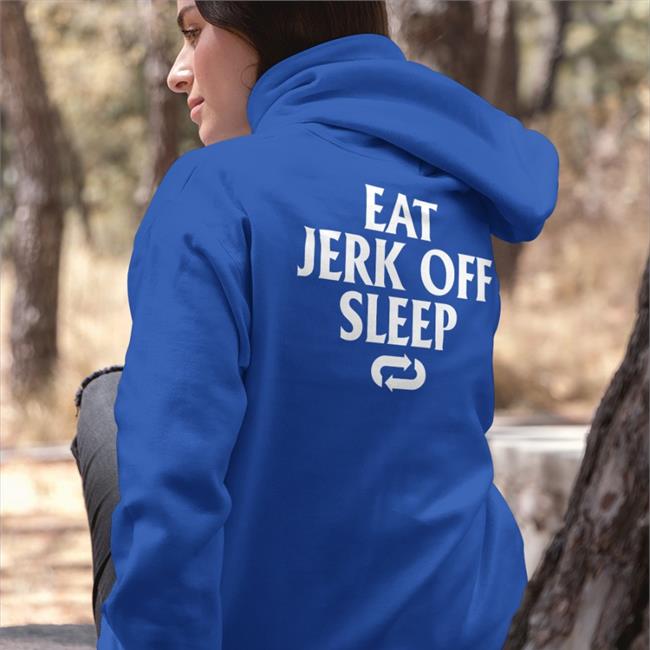 New Shirtsthtgohard Eat Jerk Off Sleep Shirt Black