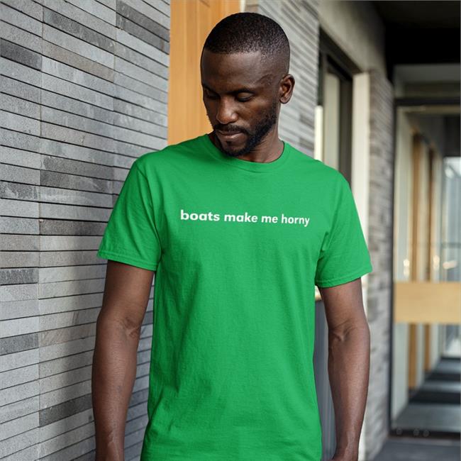 Sadie Crowell Merch Boats Make Me Horny Tee Shirt Black