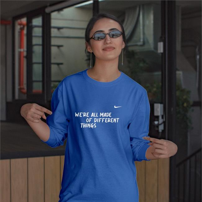 Ruffles We're All Made Of Different Things Sweatshirt Royal