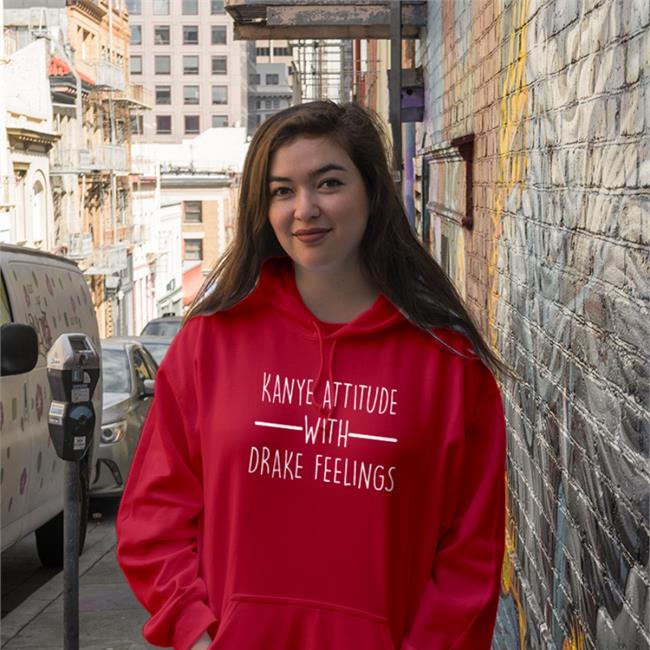 Shirts That Go Hard Kanye Attitude With Drake Feelings Baseball Sleeve Tee