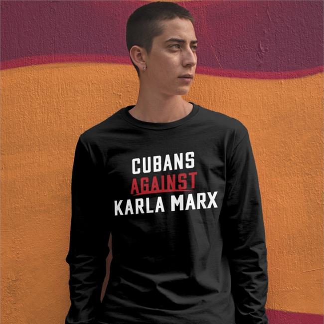 Rondesantisfl Cubans Against Karla Marx Tank Top Black