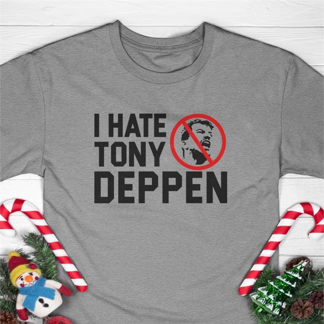 Tony Deppen Store I Hate Tony Deppen Hooded Sweatshirt Dani Talks Wrestling