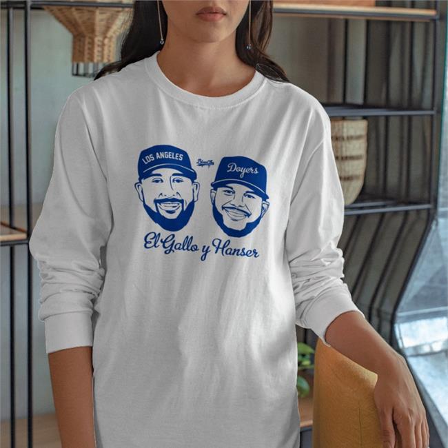 Dodgersbeat El Gallo Y Hanser Long Sleeve Shirt Bleed Los Merchandise