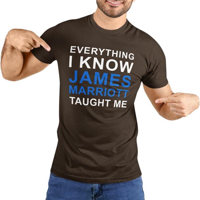 Everything I Know James Marriott Taught Me Long Sleeve T Shirt JamesMarriottYT