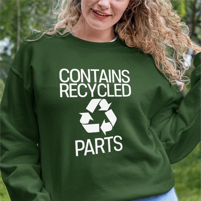 Contains Recycled Parts T Shirts Upbeatskeletor