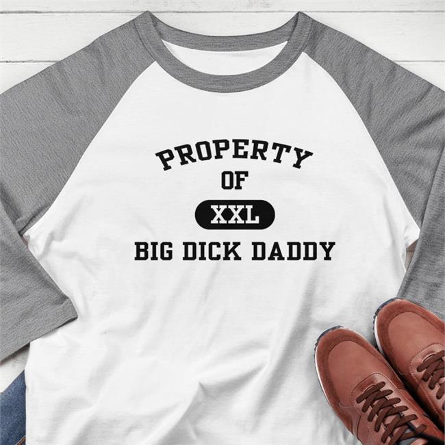 Weird Thrift Store Shirts Property Of Xxl Big Dick Daddy Sweatshirt White Strangethrift