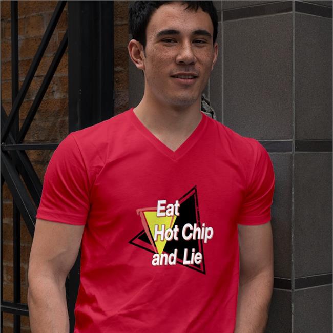 Shirtsthtgohard Eat Hot Chip And Lie Shirt