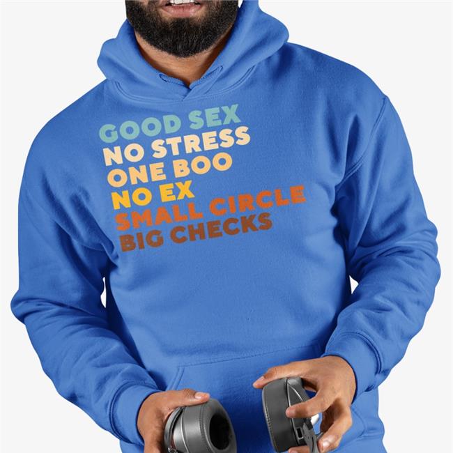 Good Sex No Stress One Boo No Ex Small Circle Big Checks Shirt Advobarryroux Uyajola99