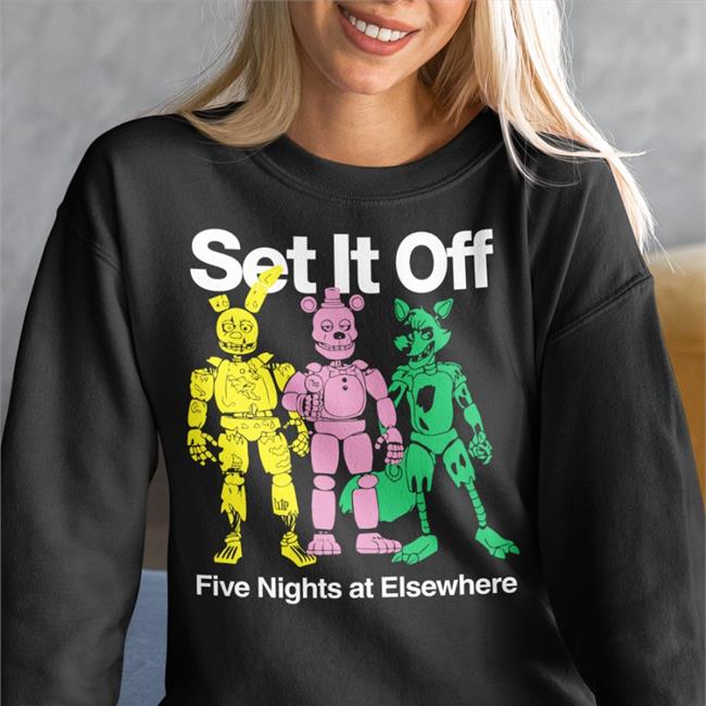 Set It Off Five Nights At Elsewhere Long Sleeve T Shirt Set It Off Merch Mr Clay1983