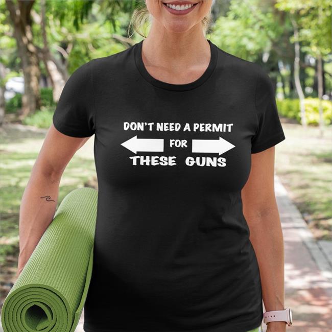 Evan Peters Don't Need A Permit For These Guns Long Sleeve T Shirt