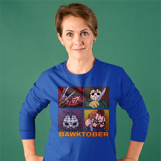 Chicken Slashers Bawktober Long Sleeve