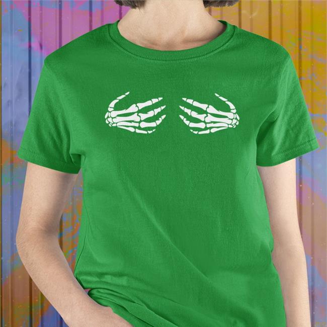 Chicks Skeleton Hands Tank Top Barstool Sports