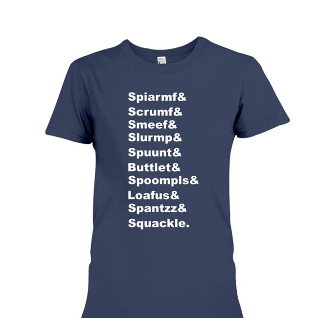 Official Gamegrumps Merch Spiarmf Scrumf Smeef Slurmp Spuunt Buttlet Spoompls Loafus Spantzz Squackle Shirt