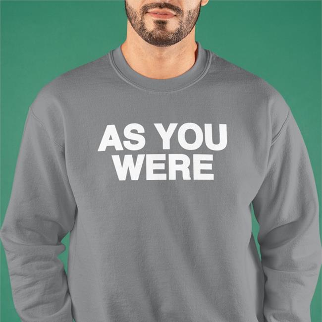 Liam Gallagher As You Were Crewneck Sweatshirt Microdotboutique