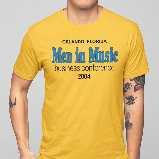 Orlando Florida Men In Music Business Conference 2004 T Shirt Benito Skinner