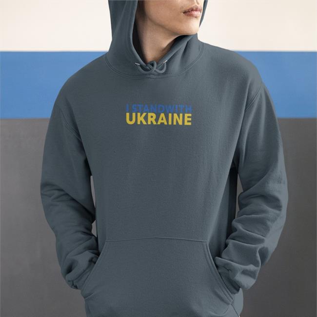 Republicans For Joe Biden Merch I Stand With Ukraine Zip Up Hooded Republicans Against Trumpism