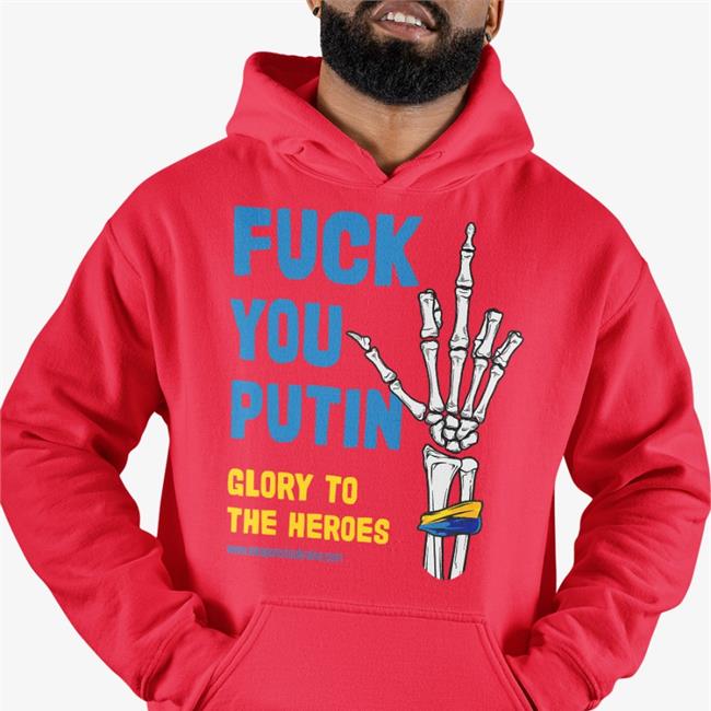 Fuck You Putin Glory To The Heroes T Shirt Weaponstoukraine Dárek Pro Putina Jana Cernochova