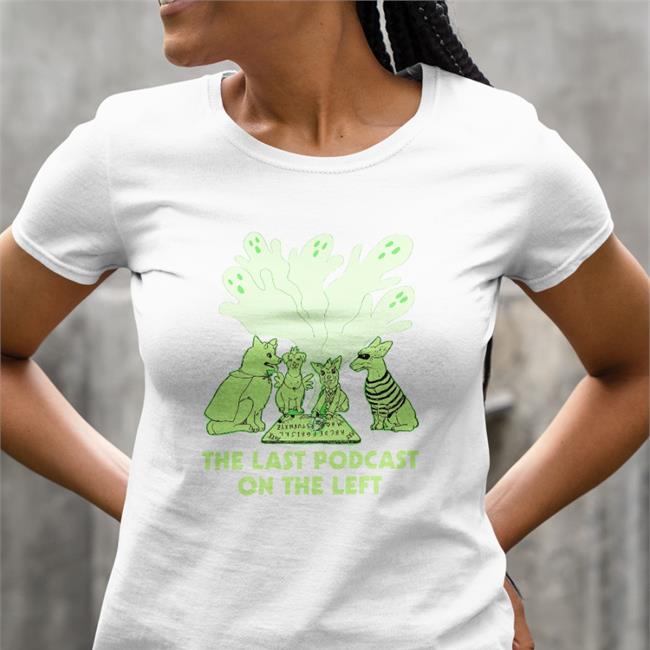 Last Pawcast Seance Tee Shirt Last Podcast On The Left