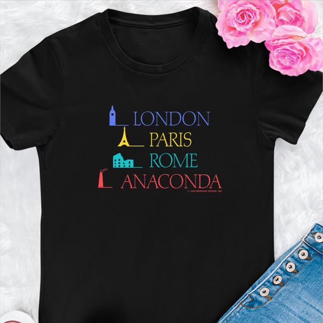 London Paris Rome Anaconda Sweatshirt 1989 Brindar Design