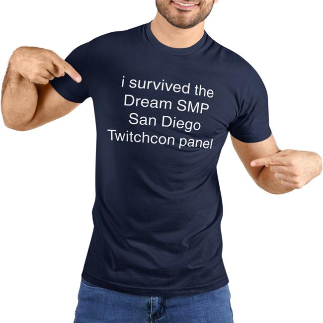 Buttercupnom I Survived The Dream Smp San Diego Twitchcon Panel Tee
