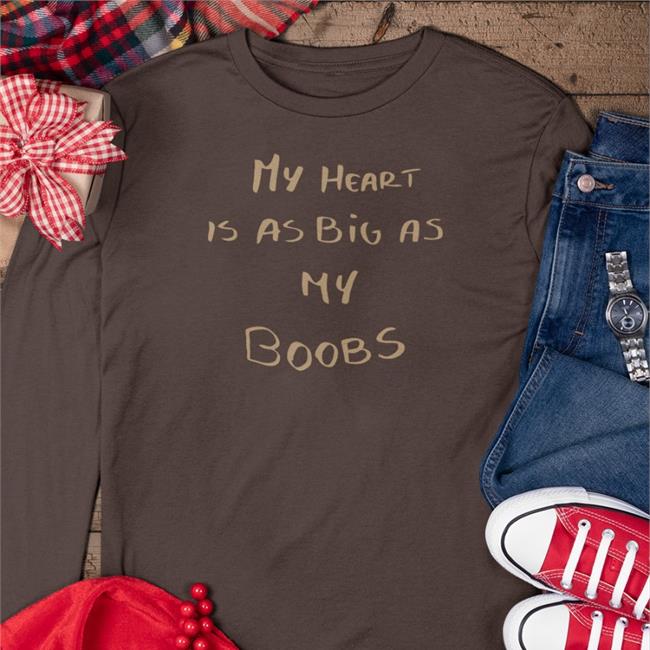 My Heart Is As Big As My Boobs Tanktop Lappan