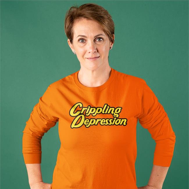 Crippling Depression Shirt Funny