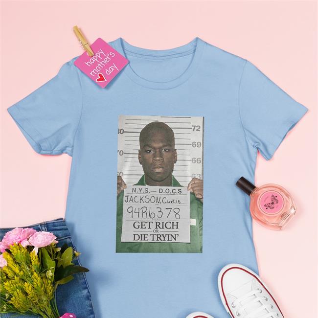50Cent Mug Shot Get Rich Or Die Tryin T Shirt G Unit Brands Merch
