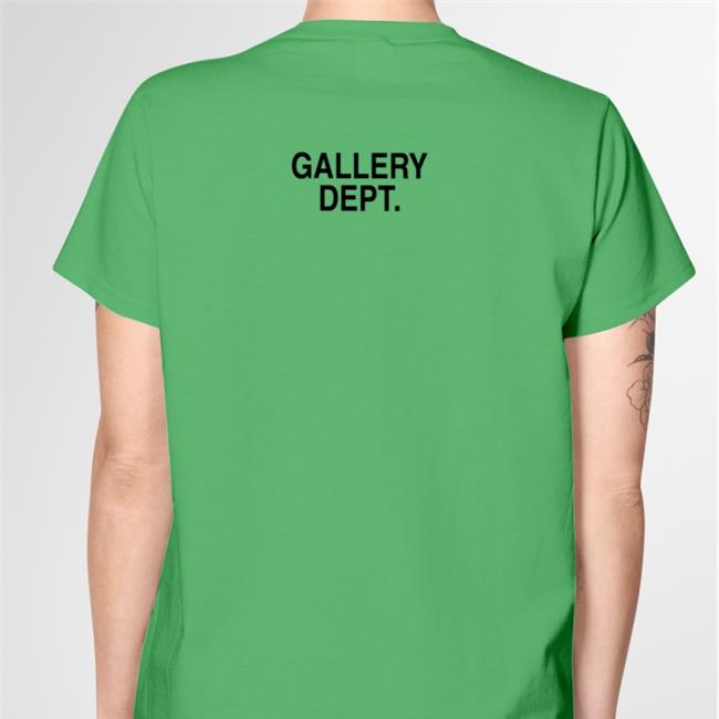 Gallery Dept Merch Stop Being Racist Gallery Dept Offical T-Shirt White Inal Liea