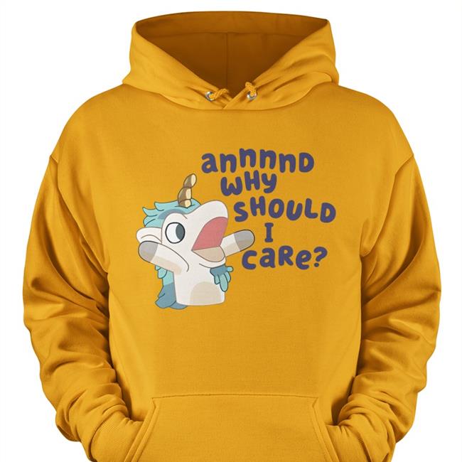 Annnnd Why Should I Care Hooded Sweatshirt