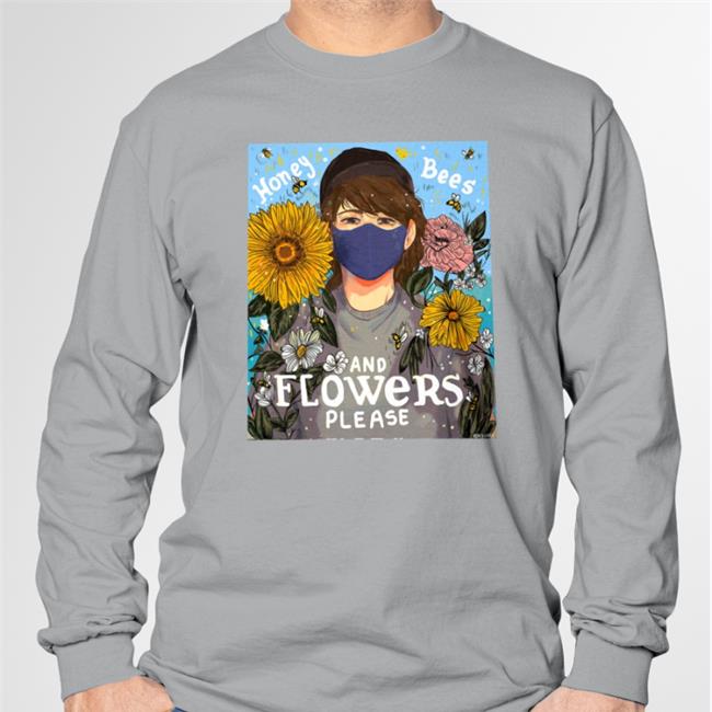 Honey Bees And Flowers Please T-Shirts