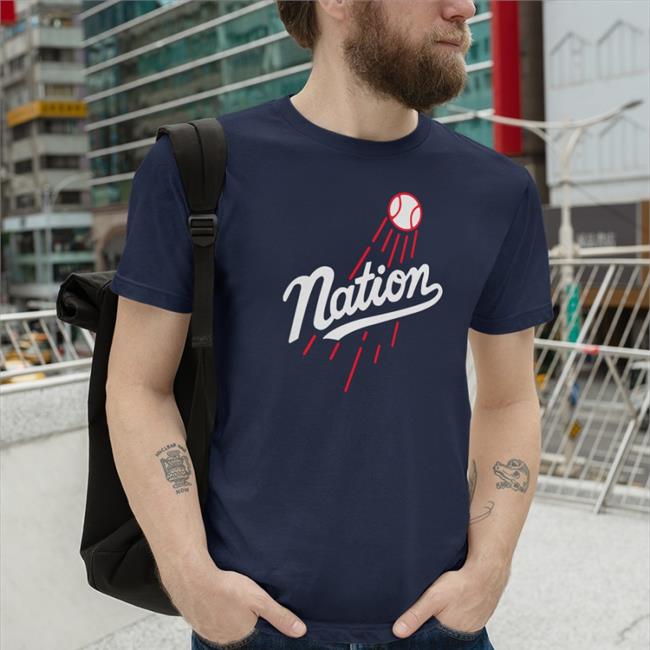 LADvsSD Nation Baseball Tee Dodgersnation