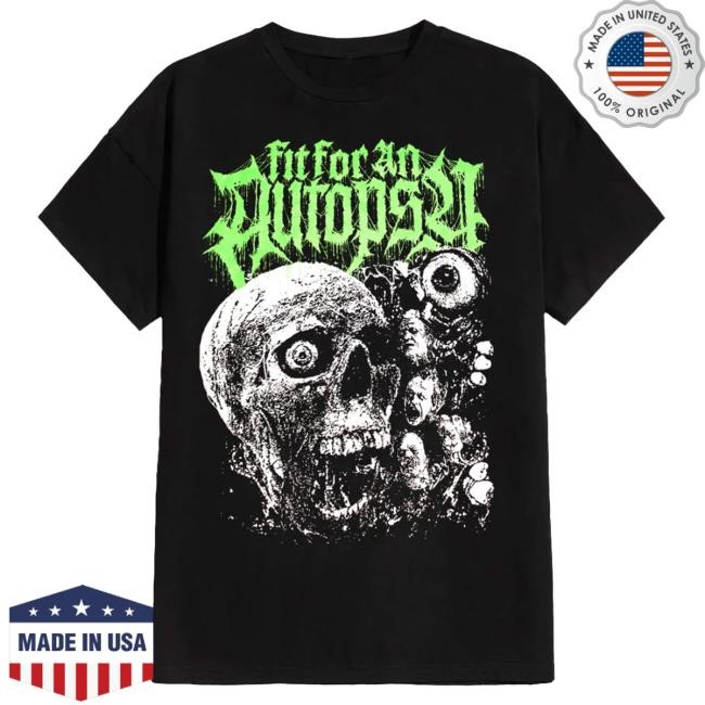 Official Fit For An Autopsy Merch Fit For An Autopsy - Screaming Skull - Tee