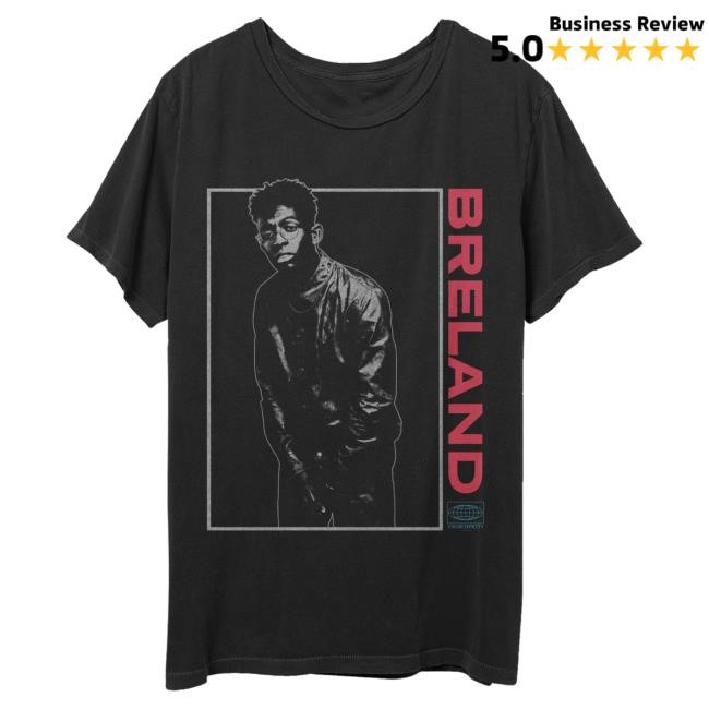 Official Breland Stencil Photo Shirt New