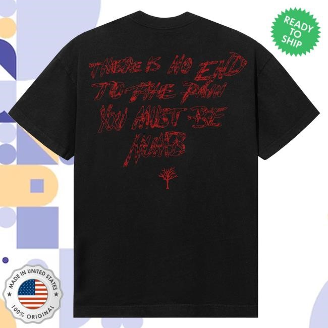 Official Xxxtentacion Store 17 Numb Tshirt Bred Xxx Tentacion