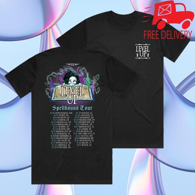 Official Level Up Merch Store Level Up - Spellbound - Tour T Shirt Levelupdub