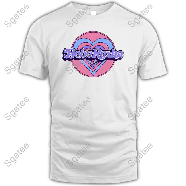 Official Bebe Rexha Merch Hearts Custom Ringer T Shirt