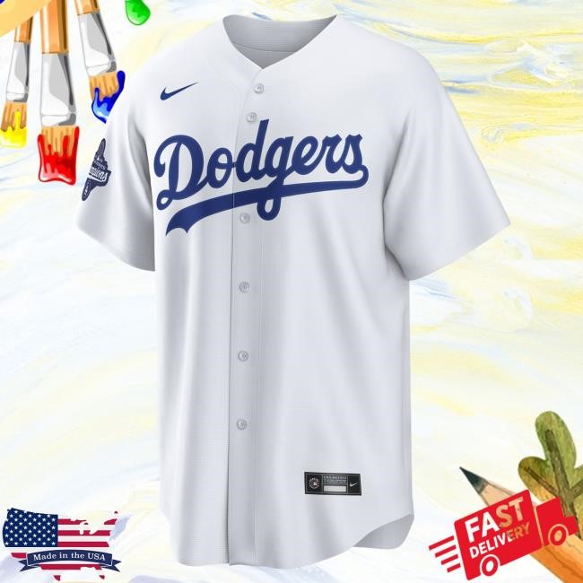 Men's Los Angeles Dodgers Mookie Betts Nike White 2025 World Series Champions Home Replica Jersey Shirts Official MLB Shop
