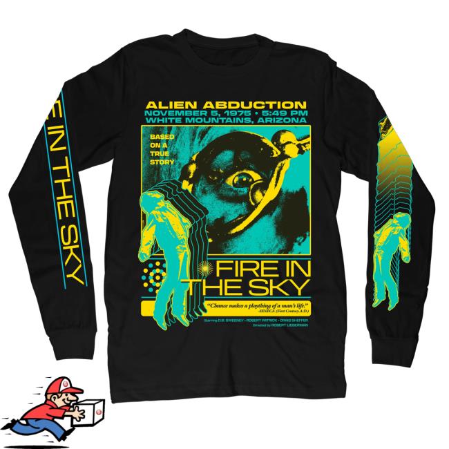 Official Studiohouse Designs Merch Store Fire In The Sky Long Sleeve T Shirt Studiohouse Designs Apparel Clothing Shop StudiohouseDesigns