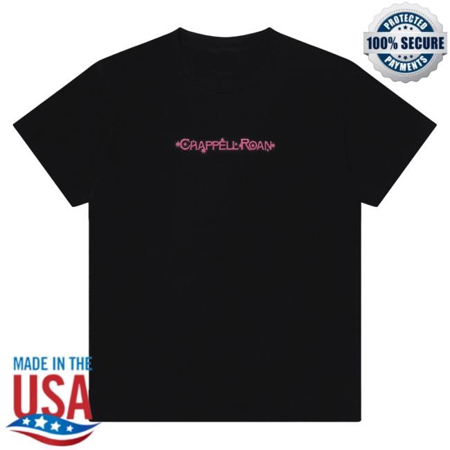Official Chappell Roan Merch Store Black Logo Top Shirt Chappell Roan Clothing Shop ChappellRoan