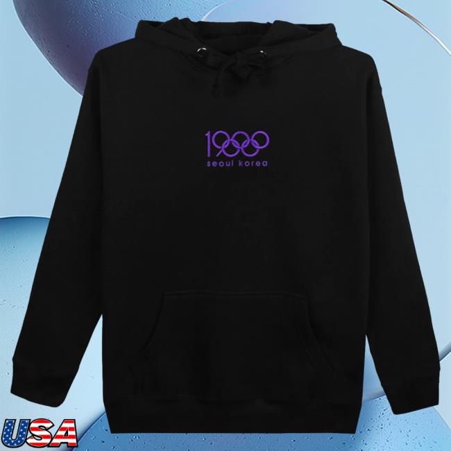 Official Kore Limited Merch Store Kore Limited 1988 Olympic Hoodie (Purple On Black) KoreLimited Apparel Clothing Shop