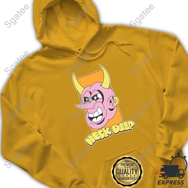 Neck Deep Merch Neck Deep Devil Black Sweatshirt
