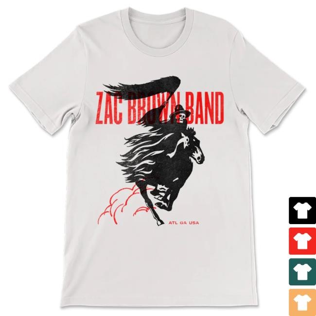Official Zac Brown Band Skeleton Rider Attractive Shirt