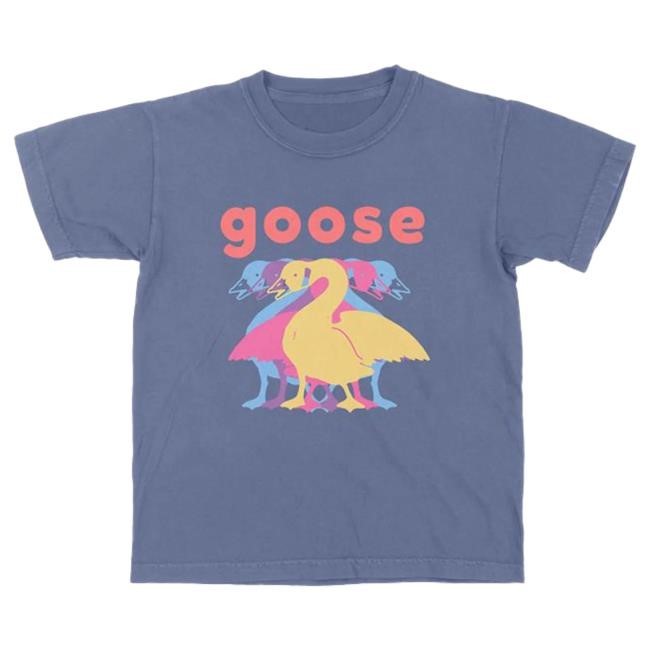 Official Goose The Band Merch 5 Logo Kids Tshirt Goosetheband