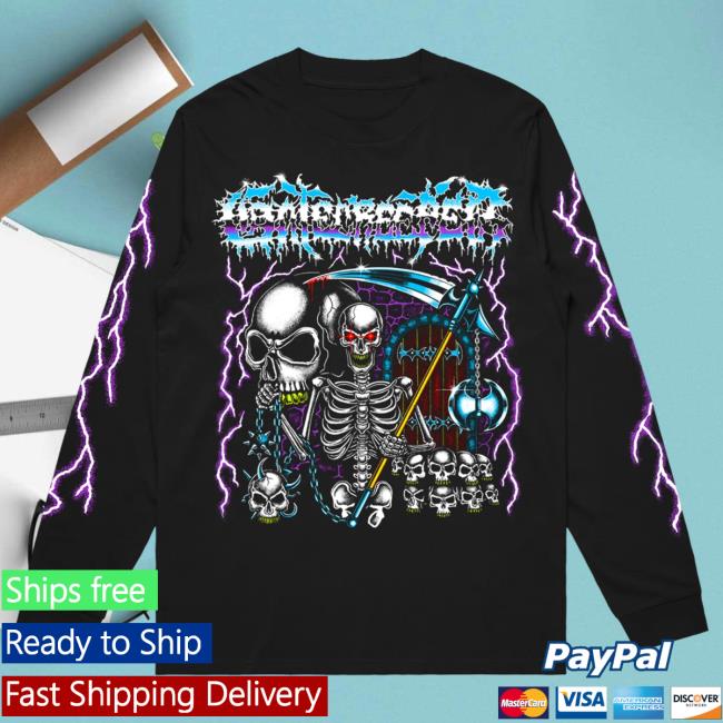 Official Gatecreeper Merch Store Gatecreeper Purple Lightning Long Sleeve