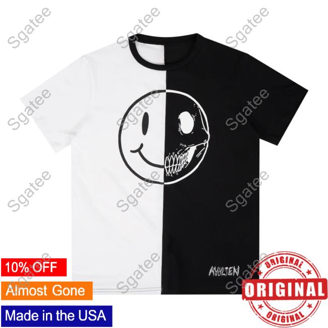 Official Elvis The Alien Ayylien Clothing Split Smiley Shirt New